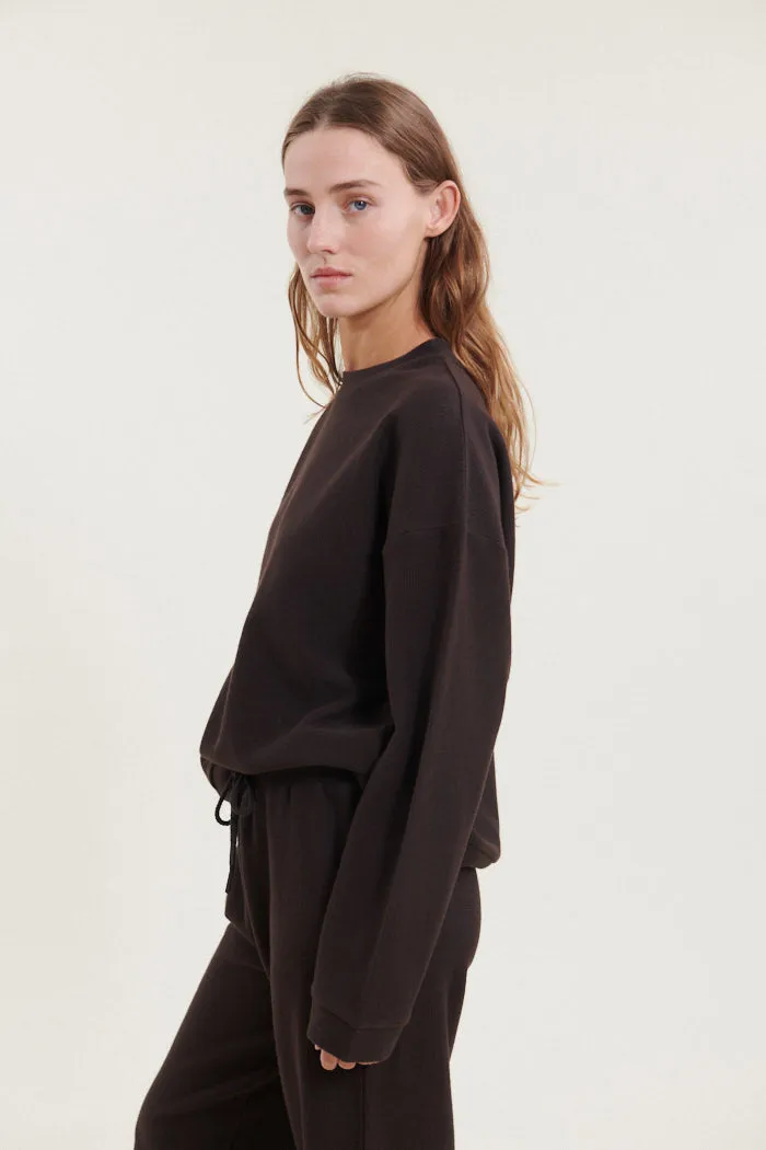 Kat Sweat Shirt - Chocolate torte