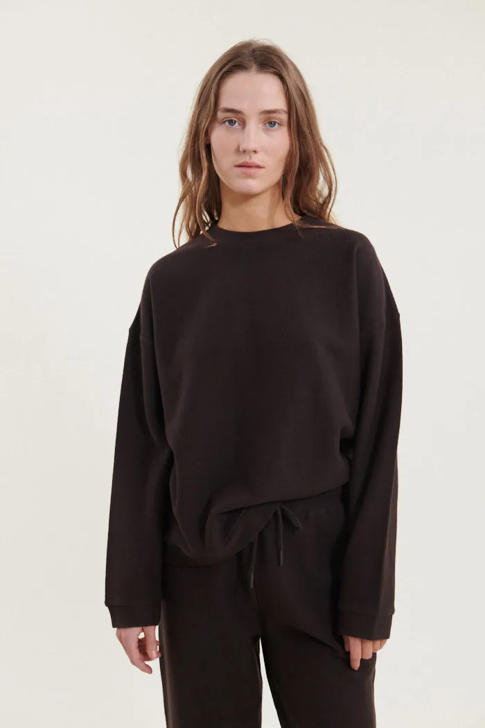 Kat Sweat Shirt - Chocolate torte