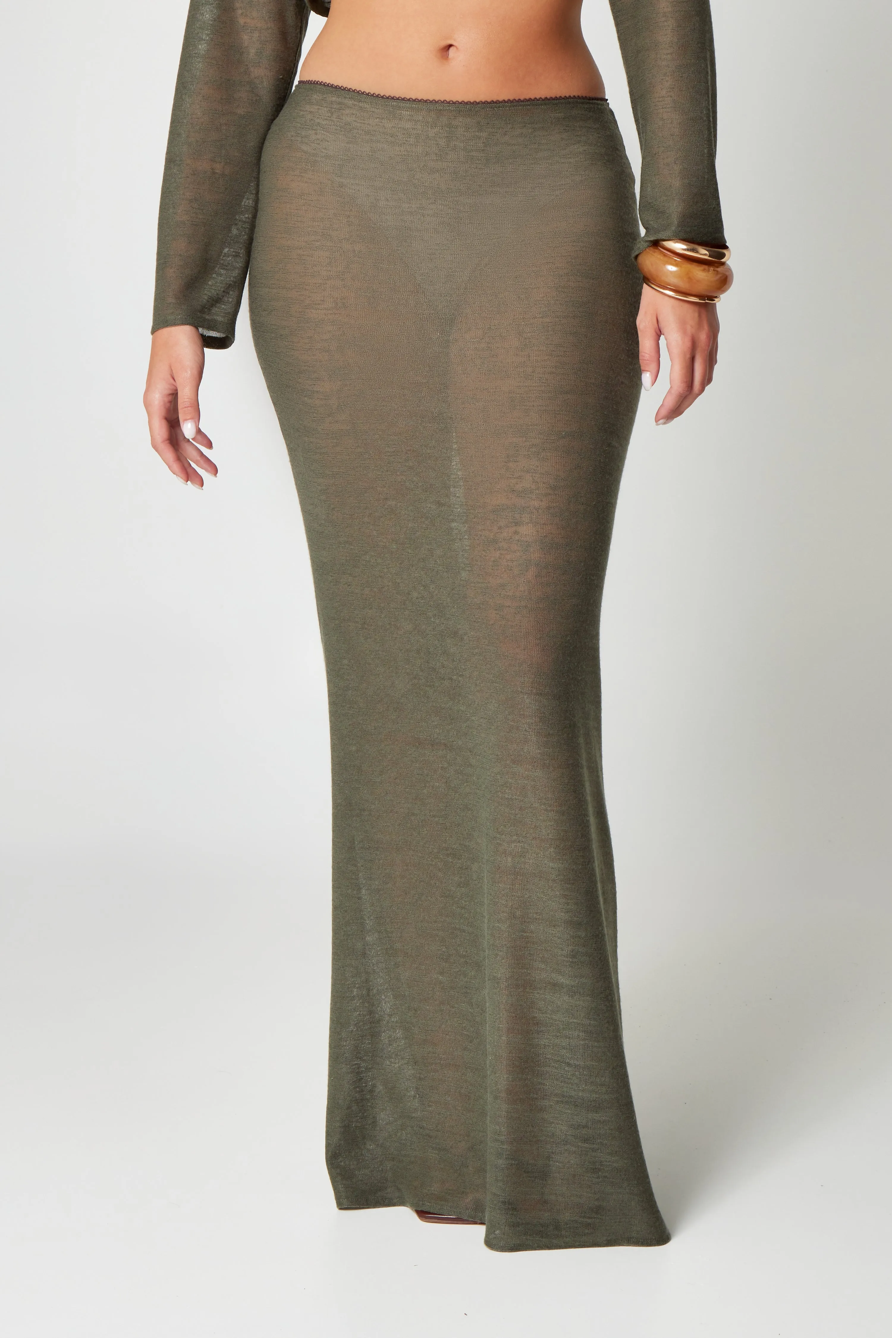 Khaki Knit Co-Ord