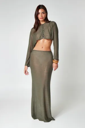Khaki Knit Co-Ord