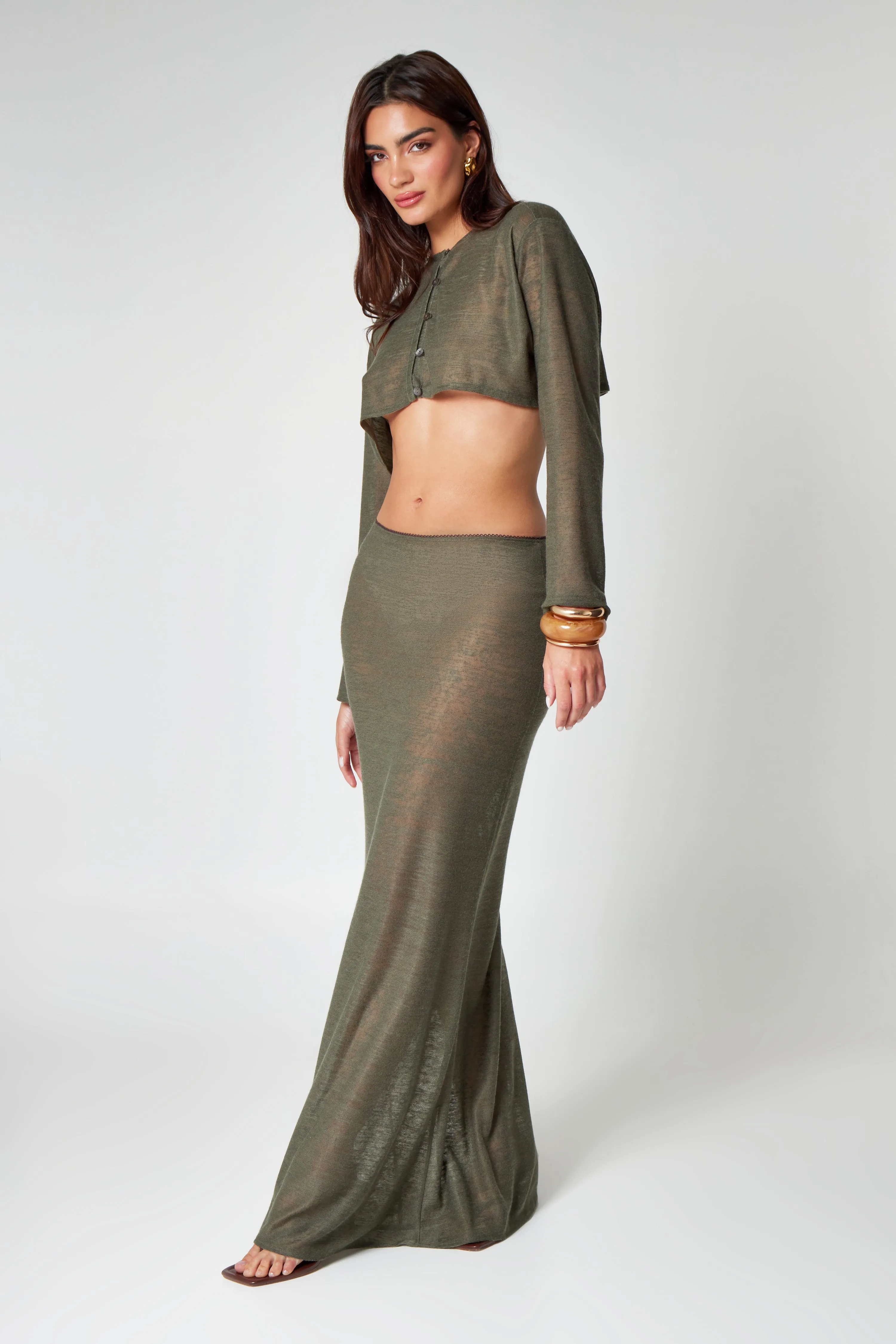 Khaki Knit Co-Ord