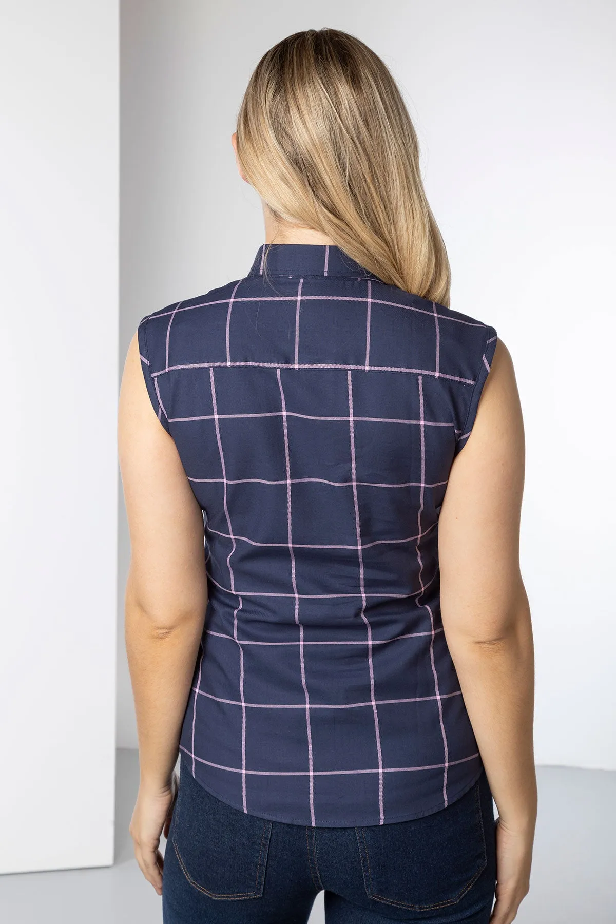Ladies Hannah Sleeveless Country Shirt - Laura Tweed