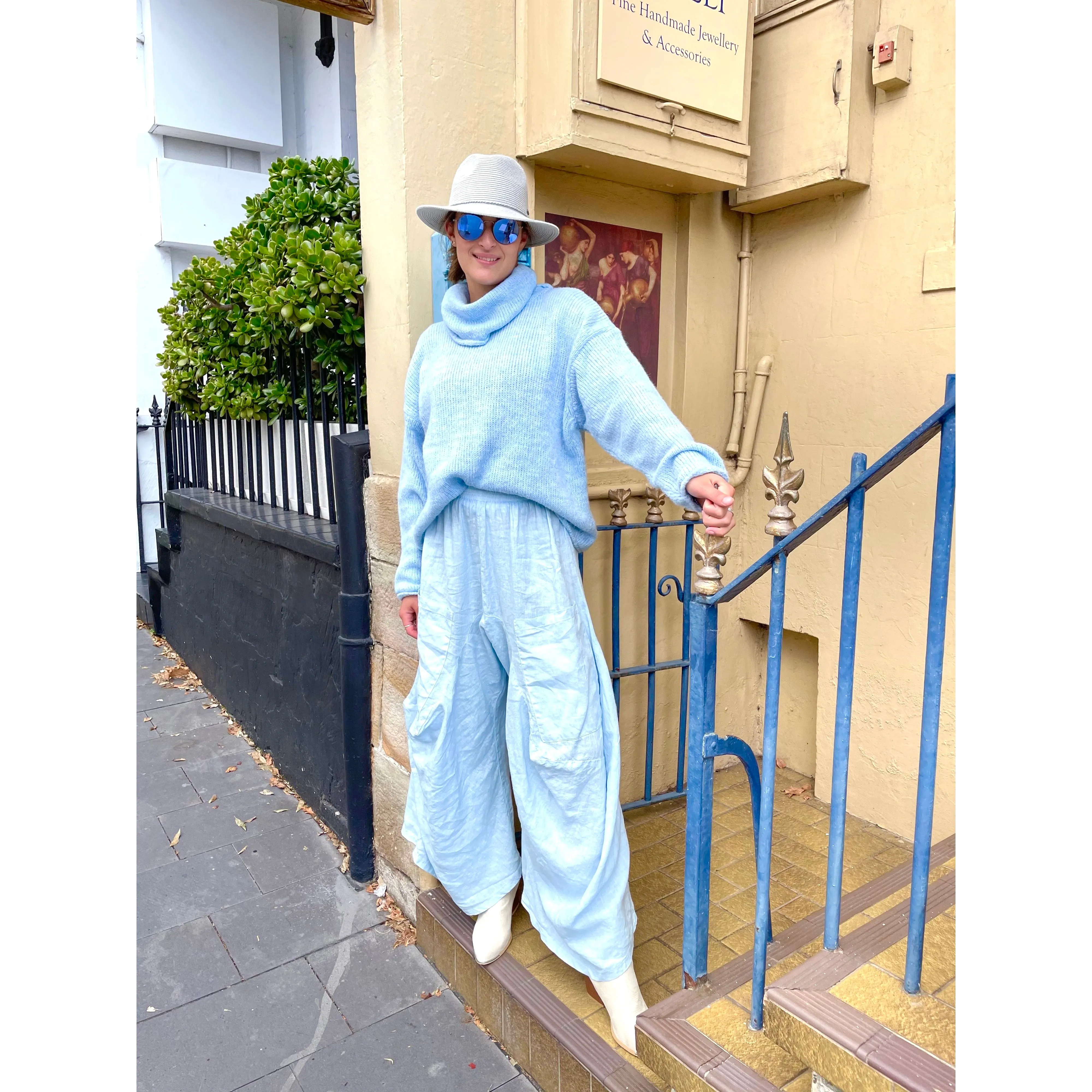 Linen Pantaloon Pants