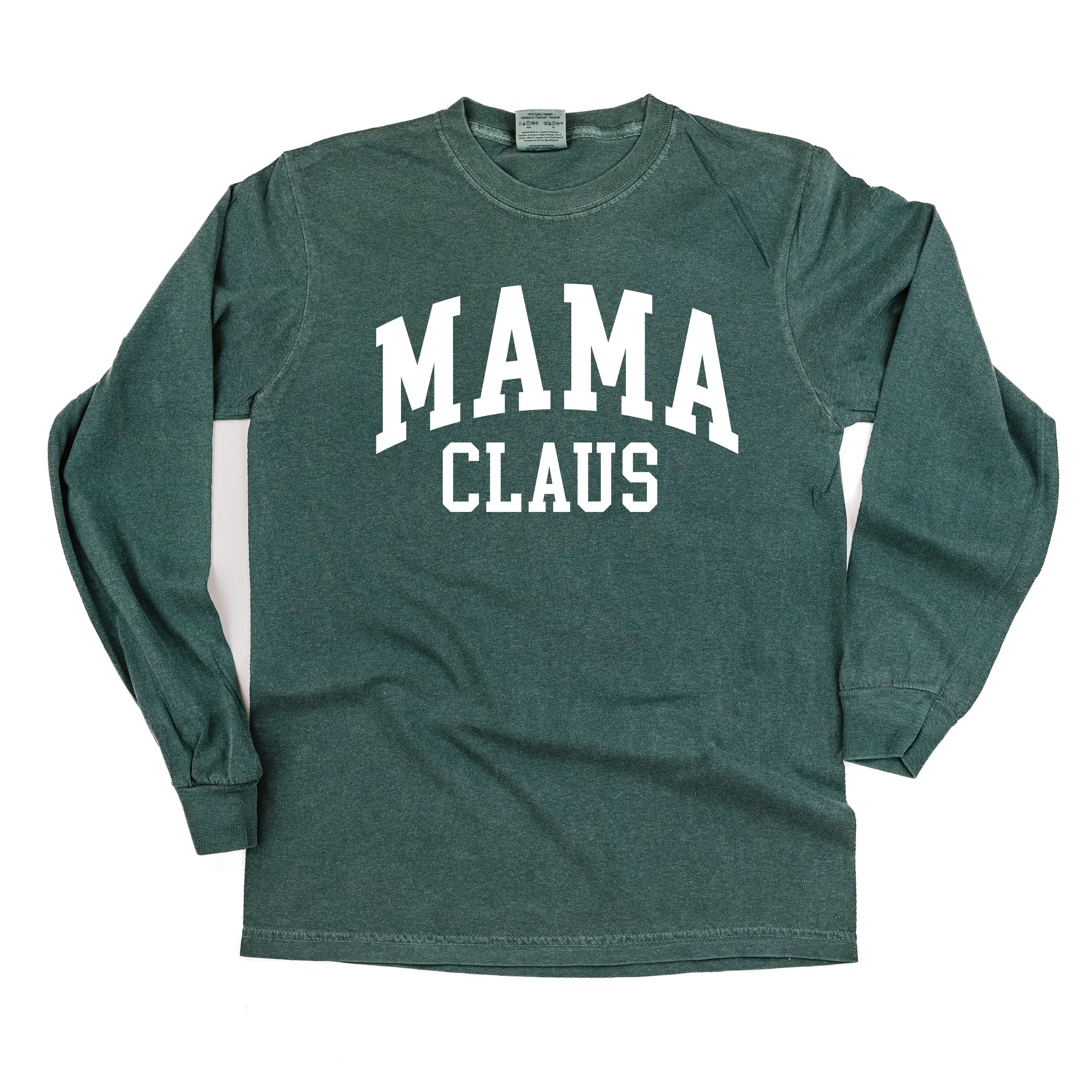 Mama Claus - LONG SLEEVE Comfort Colors Tee