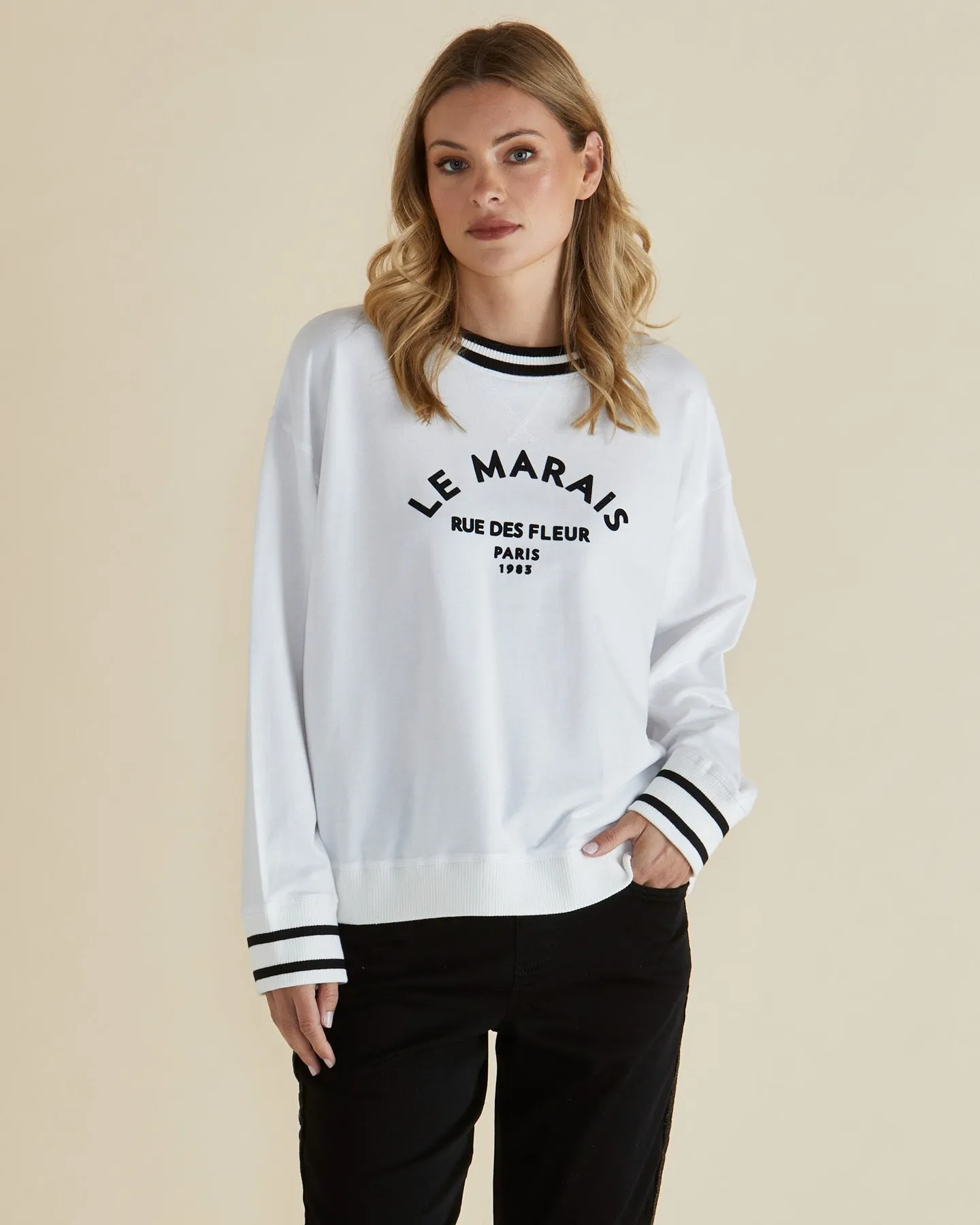Marais Sweat White