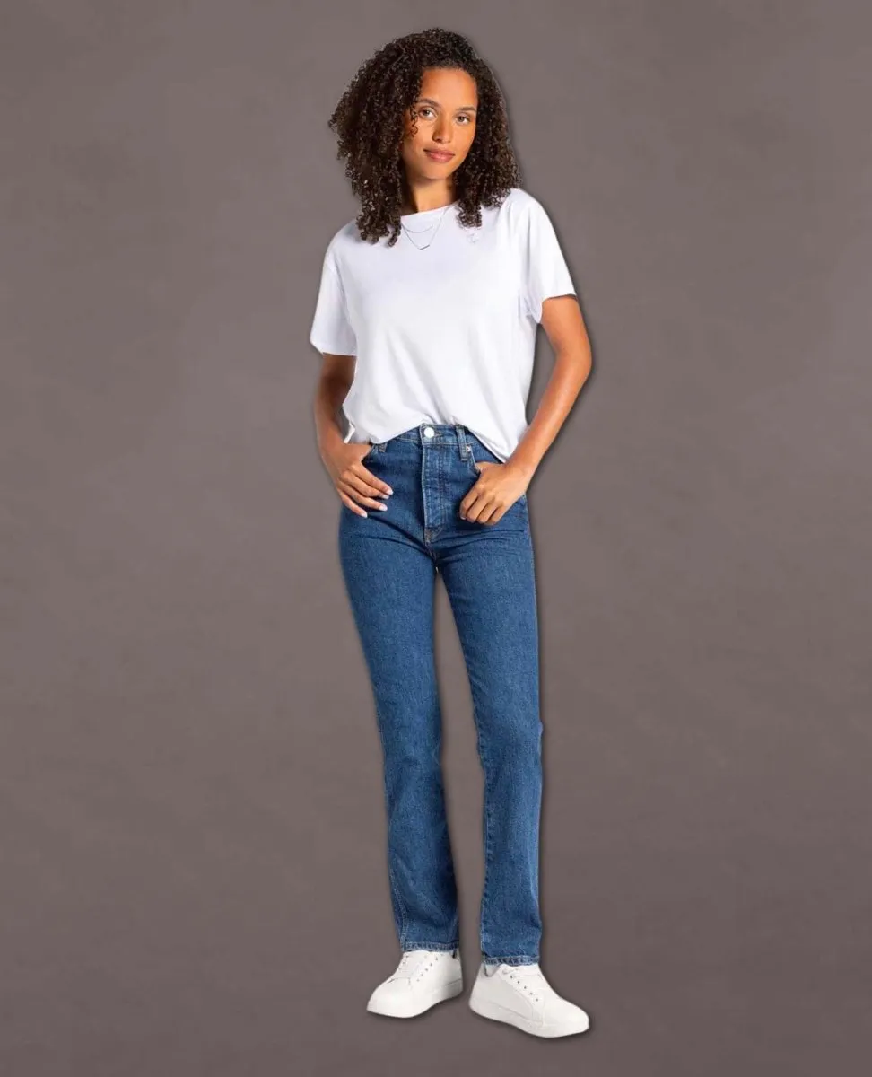 Marlowe Short Sleeve White Tee