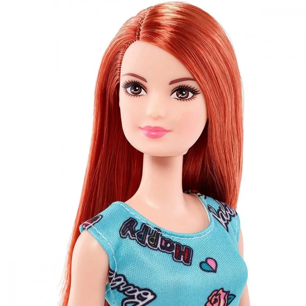 Mattel Barbie Doll with Modern Aquablue Dress 3Y 
