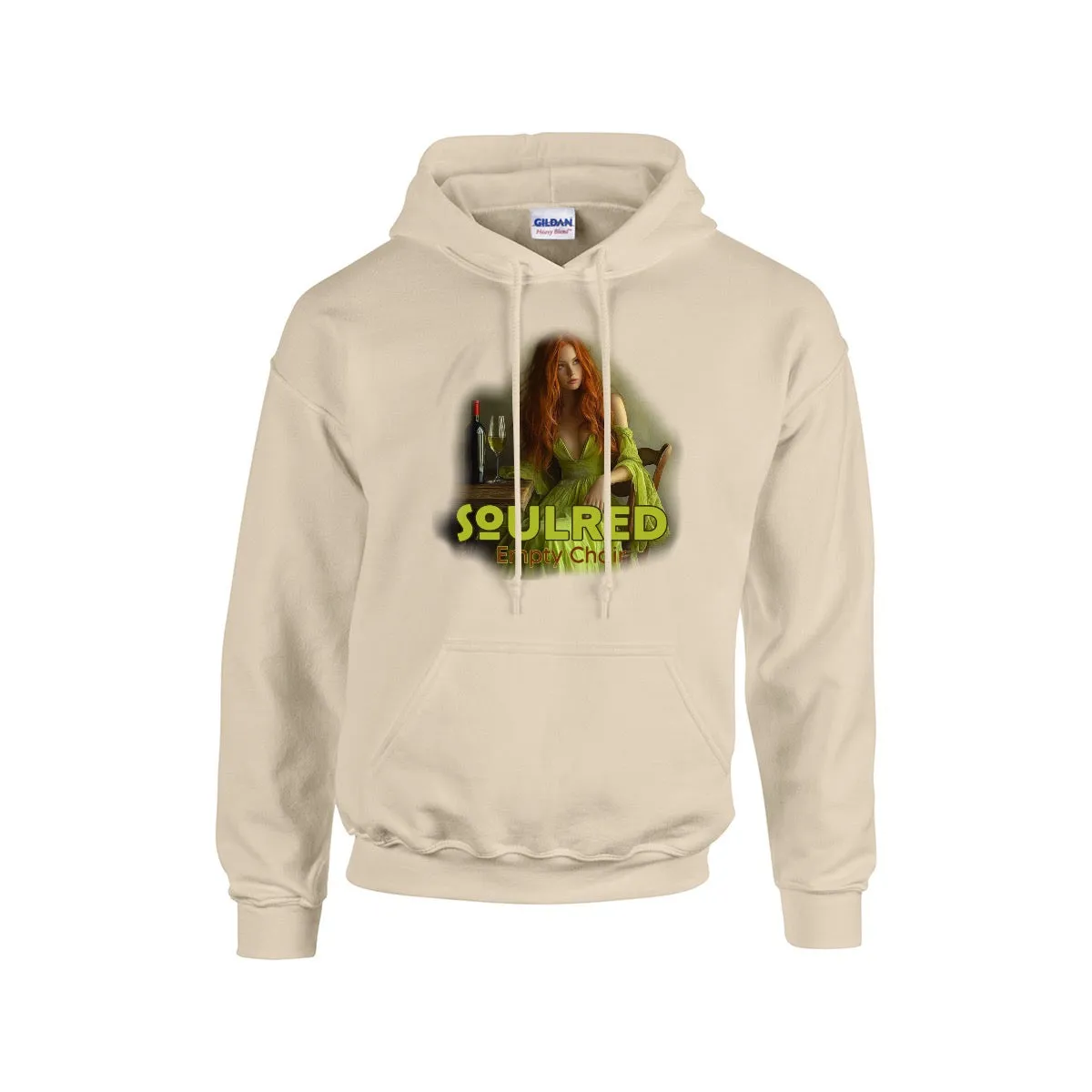 Men's Hoodie For The USA |Gildan 18500  Single DTF Empty chair