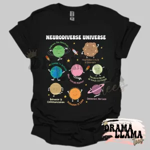 Neurodiverse Universe Tees: Pre-Order