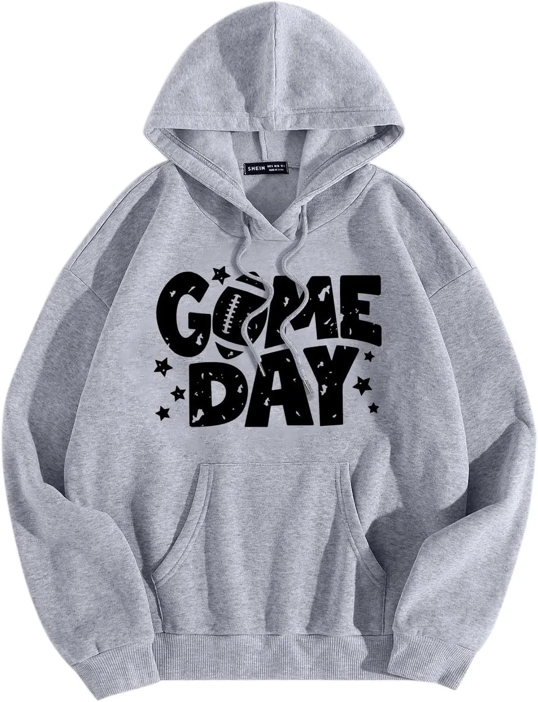 Oversized Hoodies for Women Letter Print Baggy Long Sleeve Stylish Perfect Tops Crew Neck Casual Pullover Sweatshirt
