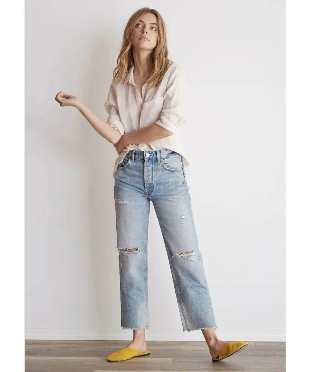 Pocket Button Down Flax