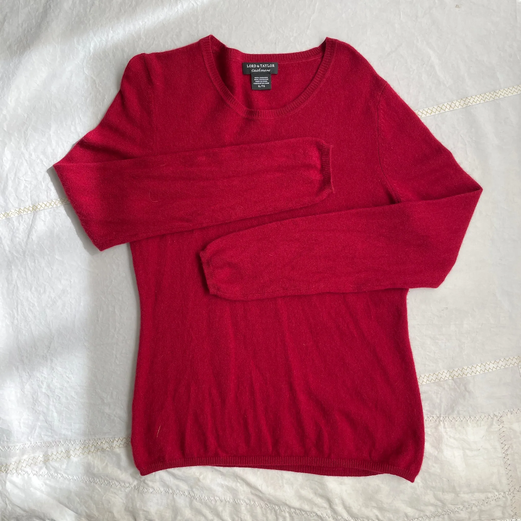 project sweaters - reds