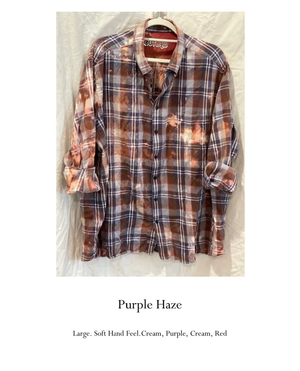 Purple Haze Outlaw Flannel #9 One Size