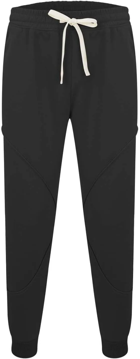 QWENTMTNTY Mens Slim Fit Joggers Sweatpants Athletic Workout Gym Pants Patchwork Big and Tall Comfy Cotton Sweat Pants