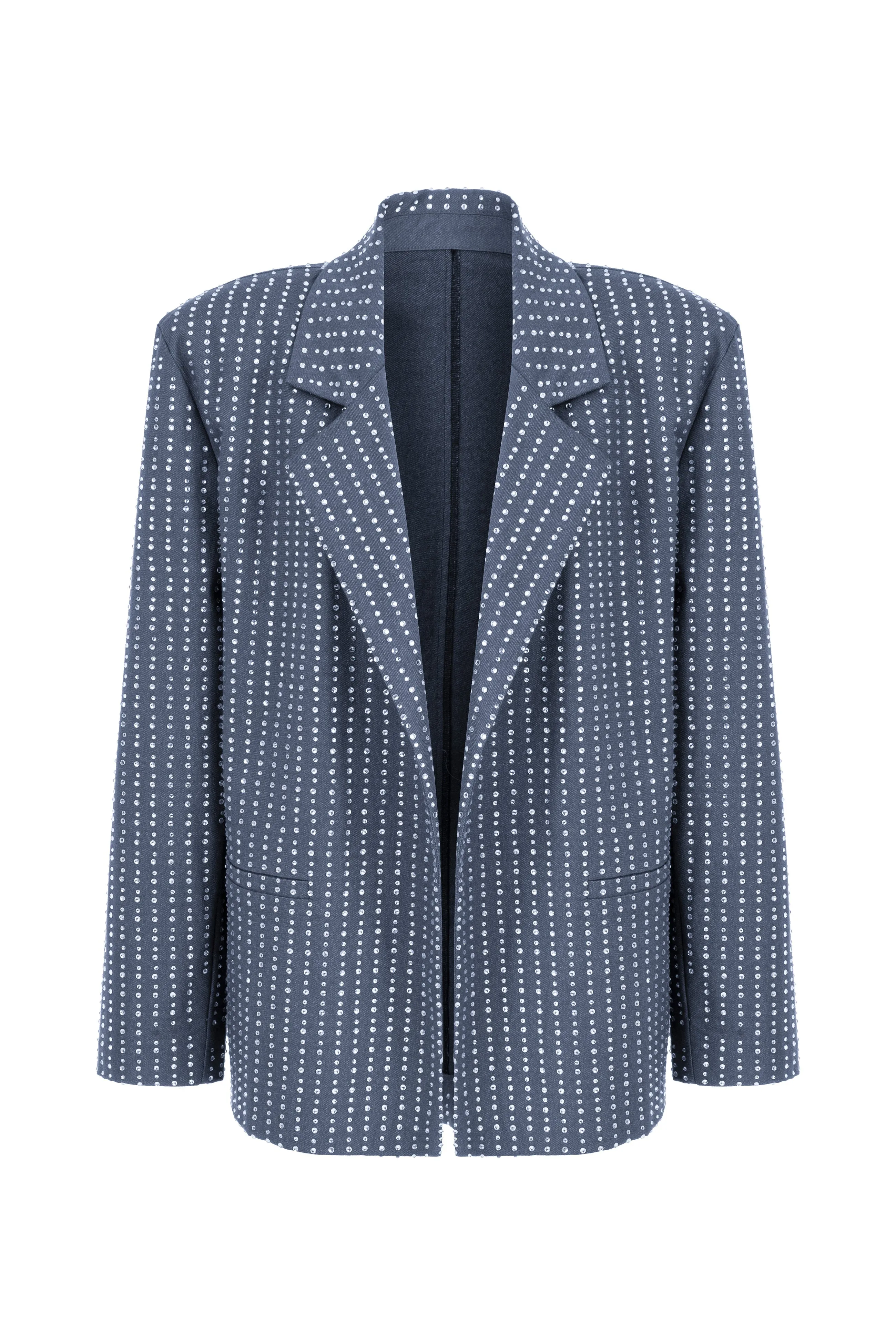 Radiance Gray Long Sleeve Blazer