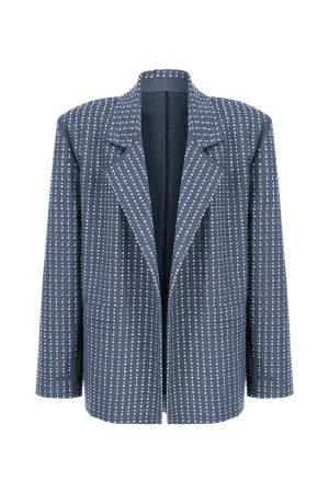 Radiance Gray Long Sleeve Blazer