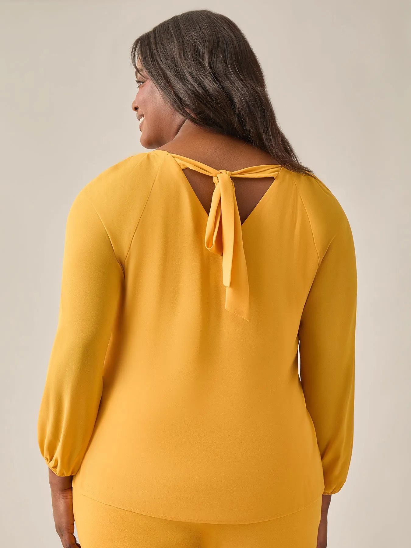 Raglan Sleeve Blouse, Gold Signature