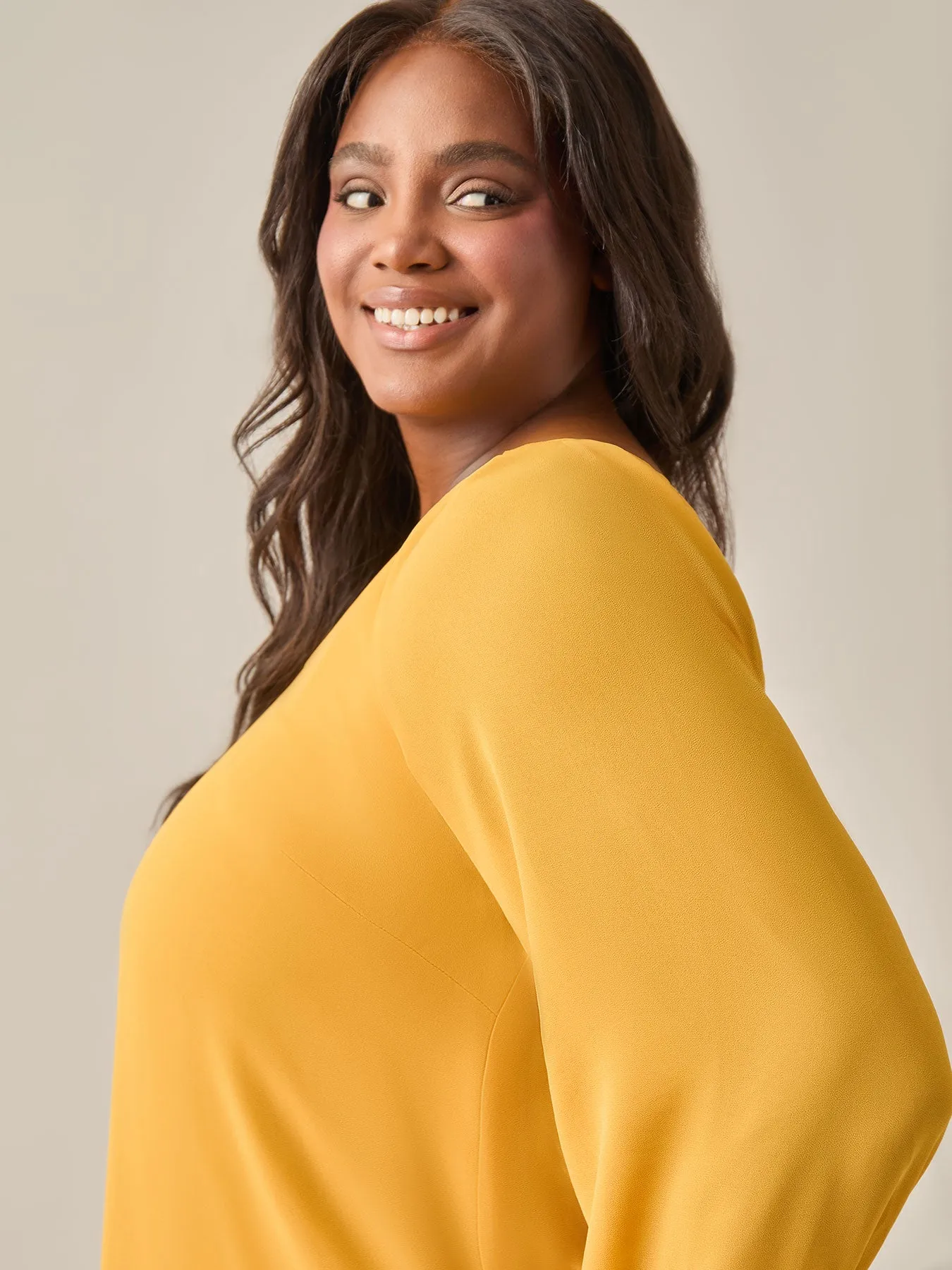 Raglan Sleeve Blouse, Gold Signature