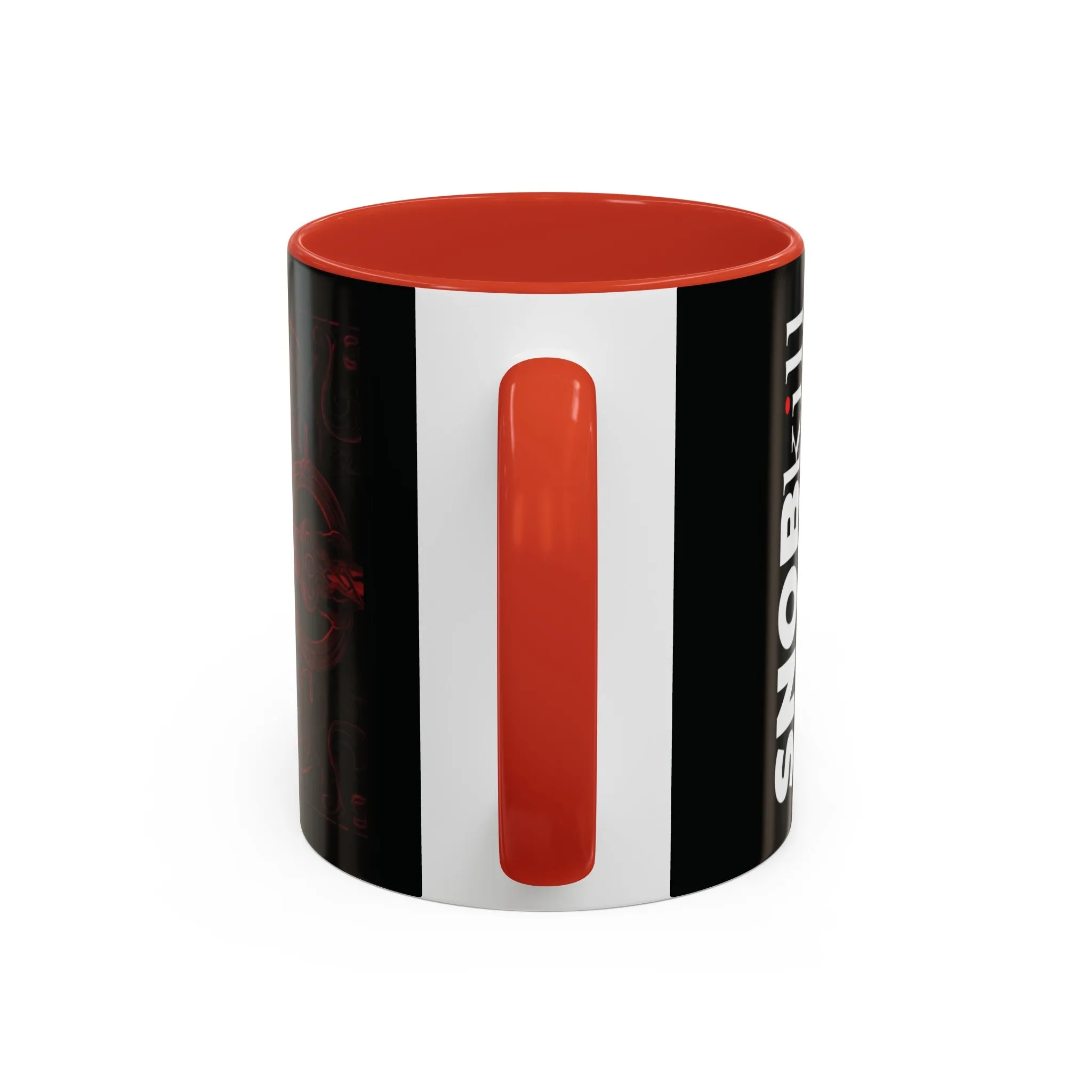 Red Gate Lock Accent Coffee Mug, 11oz