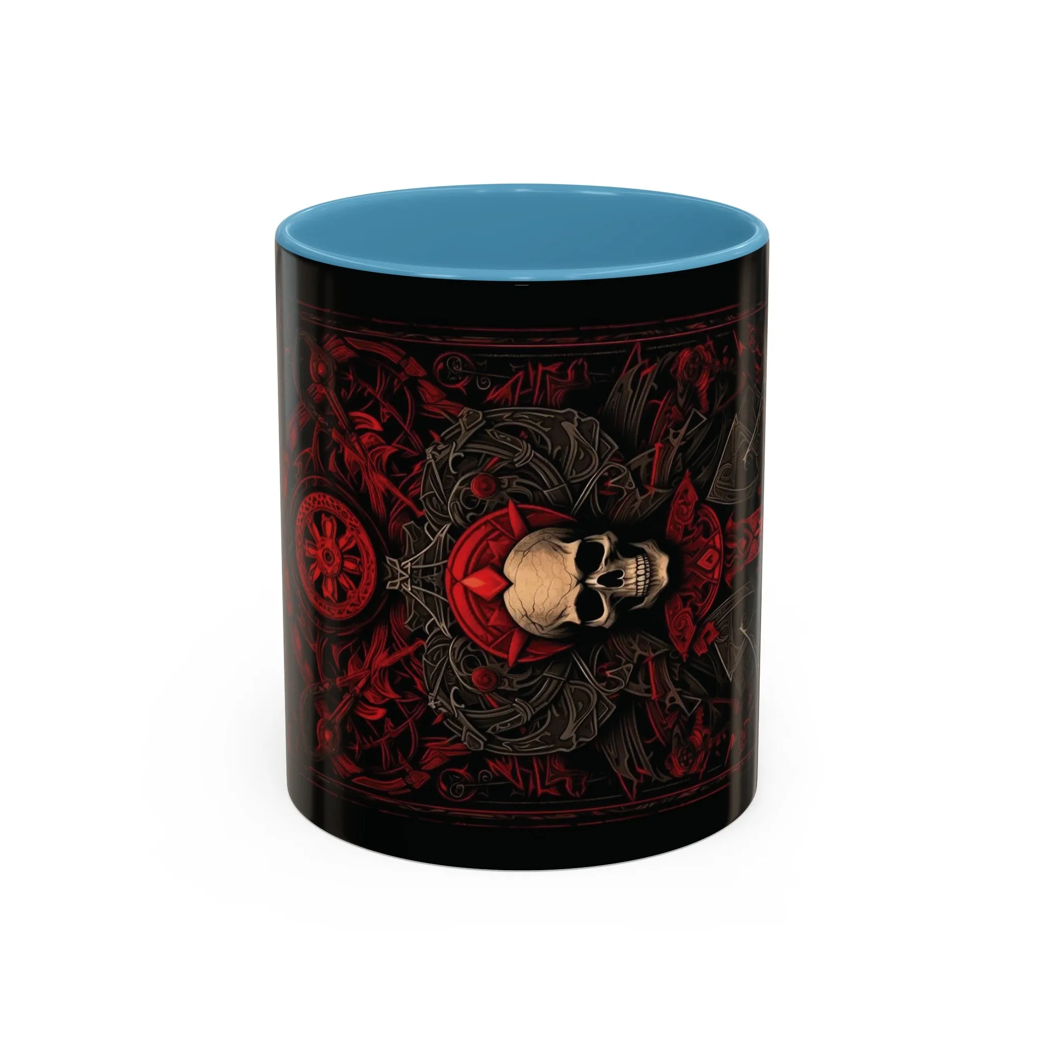 Red Gate Lock Accent Coffee Mug, 11oz