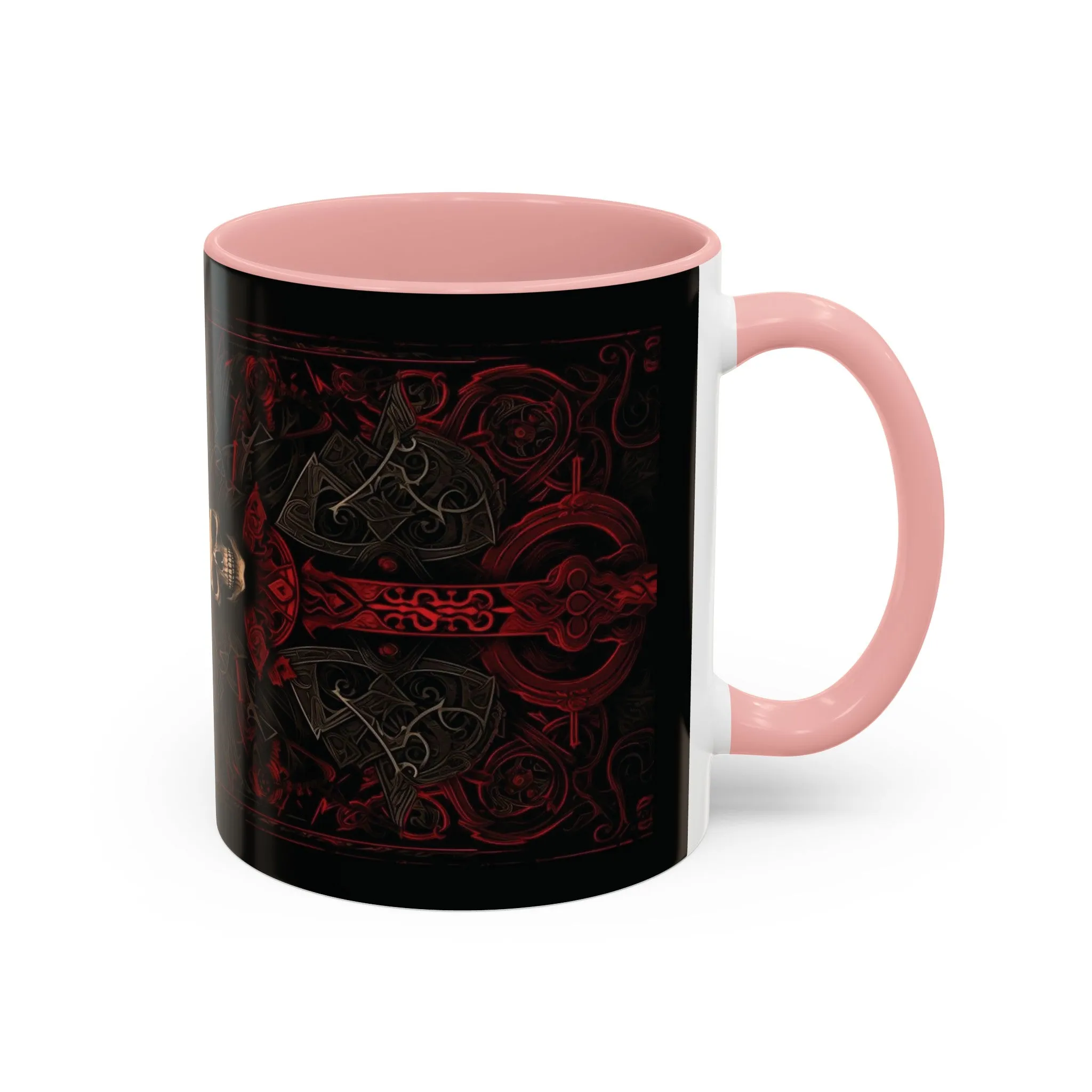 Red Gate Lock Accent Coffee Mug, 11oz