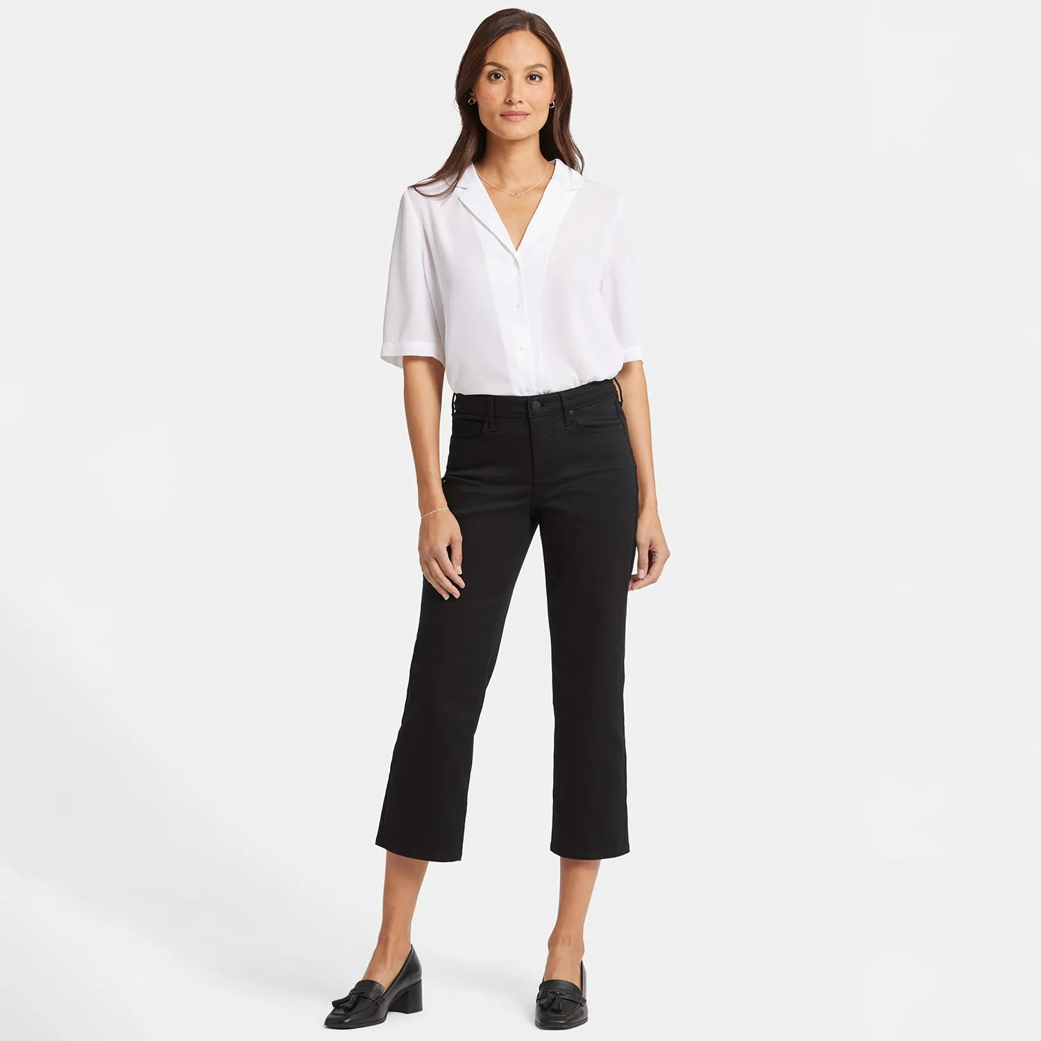 Relaxed Piper Crop Jeans - Black