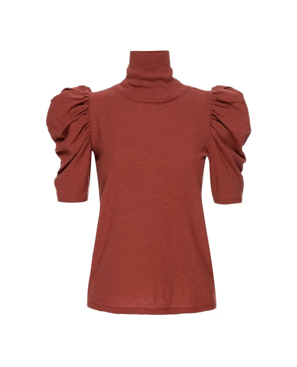 Restocked Dawn Femme Turtleneck Red Clay
