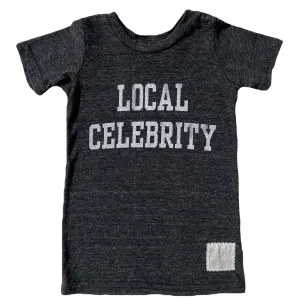 Retro Brand - Local Celebrity Tee in Charcoal