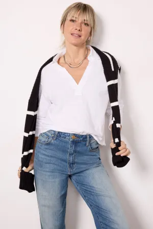 Romy Relaxed Polo Top