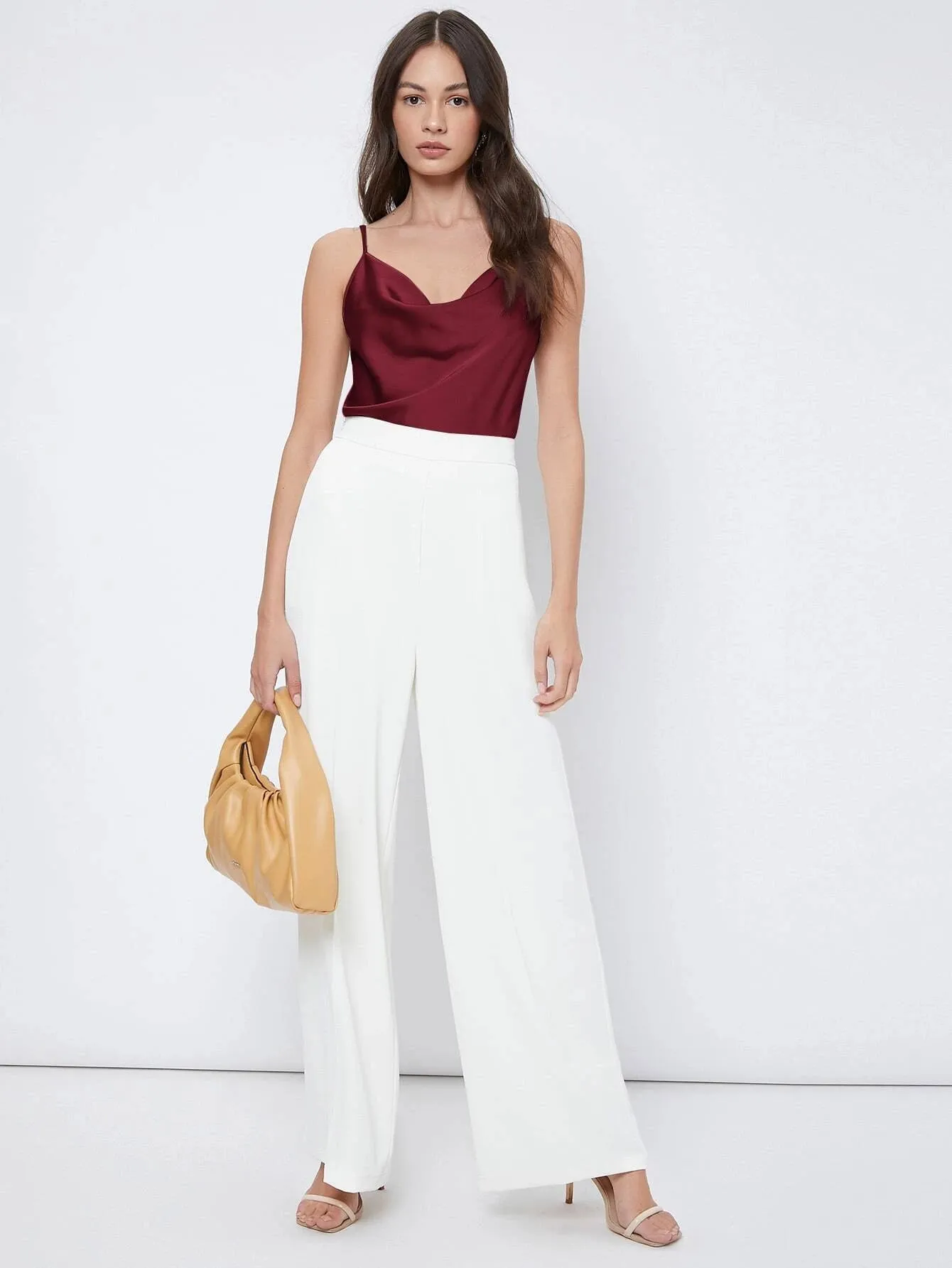 SHEIN BIZwear Cowl Neck Cami Top