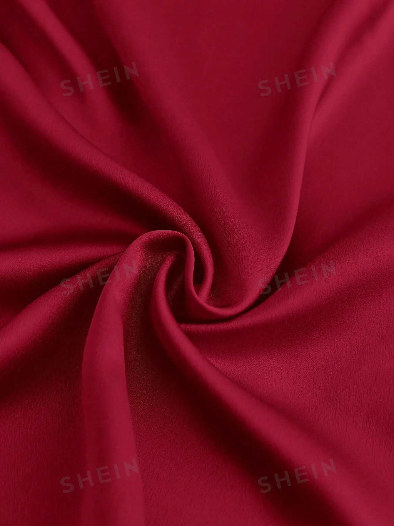 SHEIN BIZwear Solid Petal Sleeve Blouse