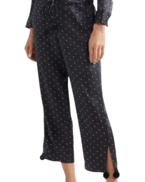 Silk Polka Dot Pants
