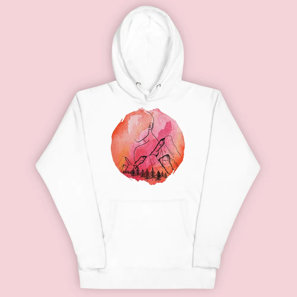 Sky Gesture Print Art Streetwear Hoodie