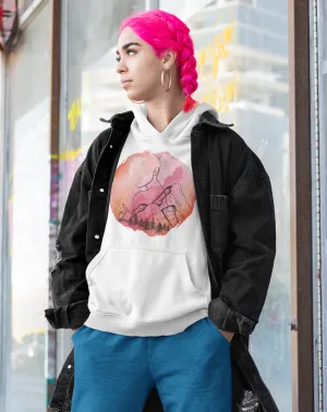 Sky Gesture Print Art Streetwear Hoodie
