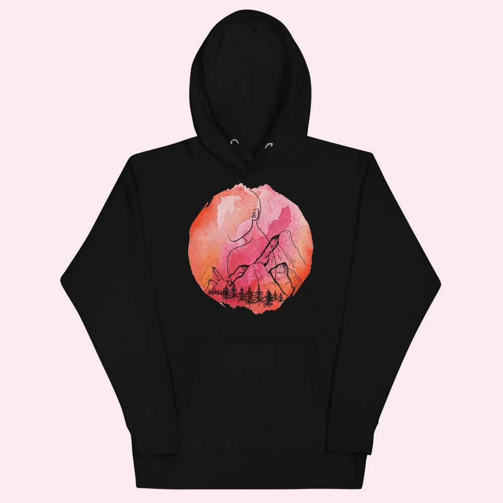 Sky Gesture Print Art Streetwear Hoodie