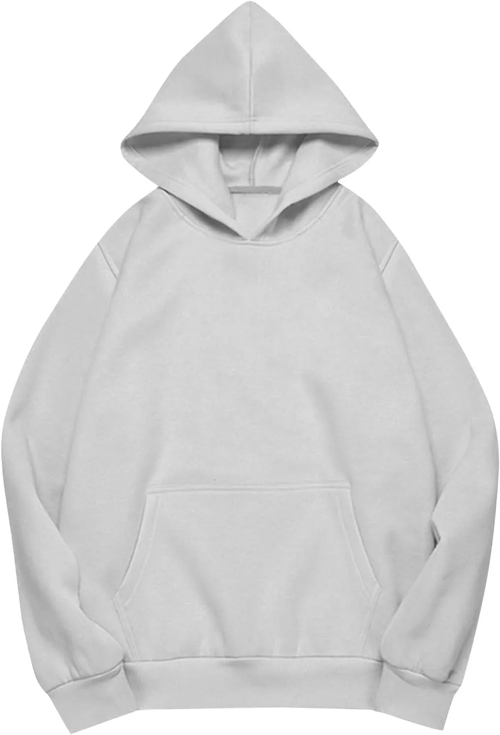 slqdgmryz Oversized Hoodies for Women Trendy Fleece Pullover Pockets Hooded Sweatshirts Preppy Plain Long Sleeve Y2k Hoodie