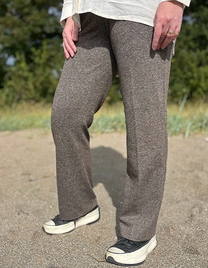 Stehmann Editta Pants in Toffee Tweed