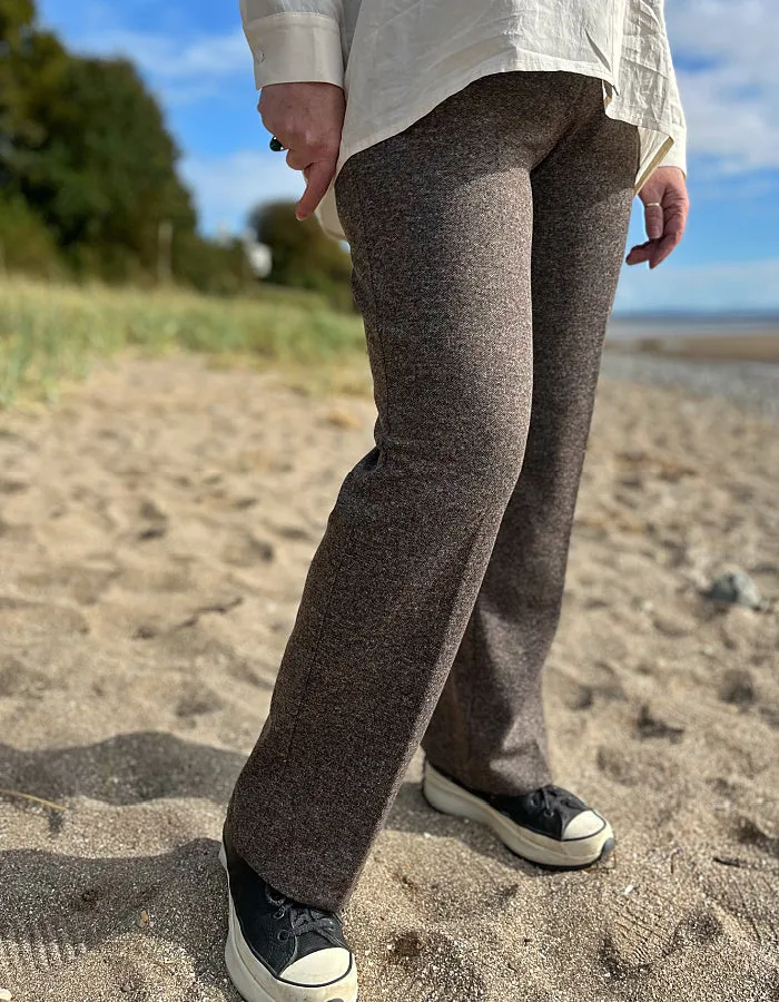 Stehmann Editta Pants in Toffee Tweed