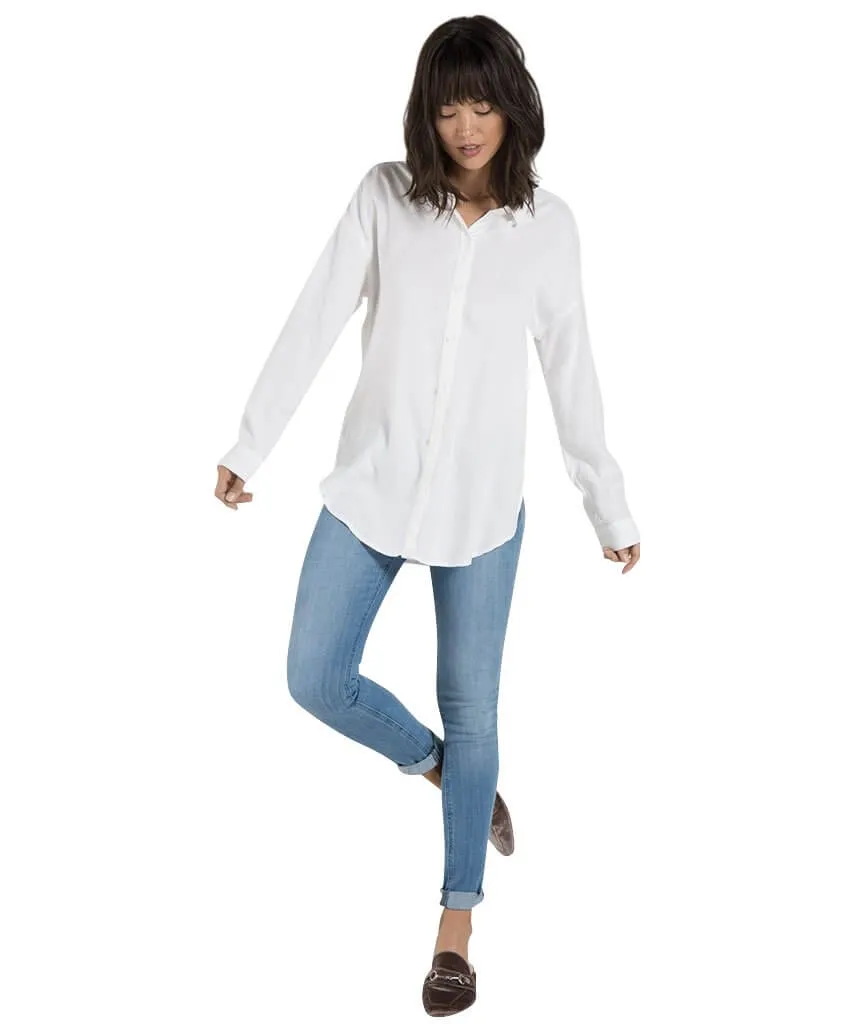 Tie Back LS, White