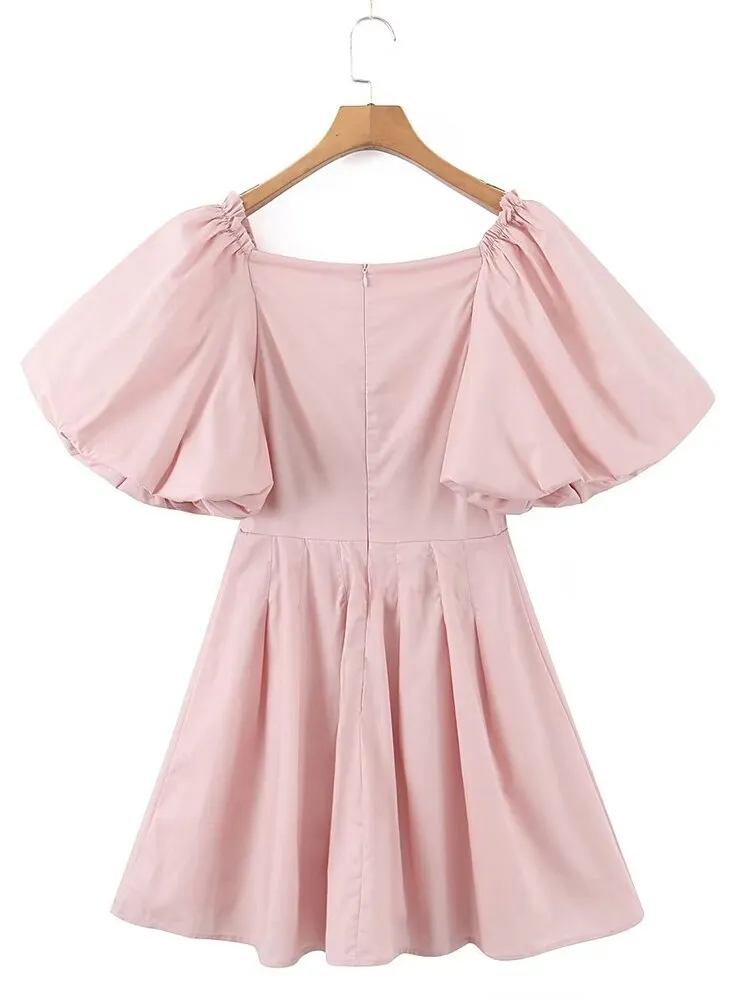 Trendy Barbie High Waist Beach Holiday Dresses Hollow Sexy Women Dress