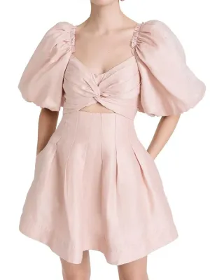Trendy Barbie High Waist Beach Holiday Dresses Hollow Sexy Women Dress