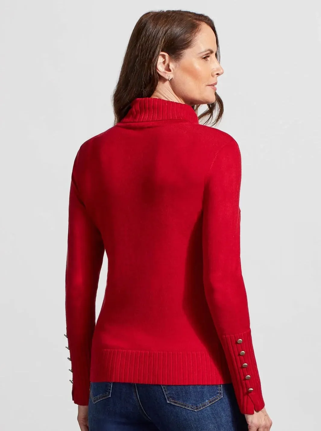 Turtle Neck Sweater [Earth Red-1490O]