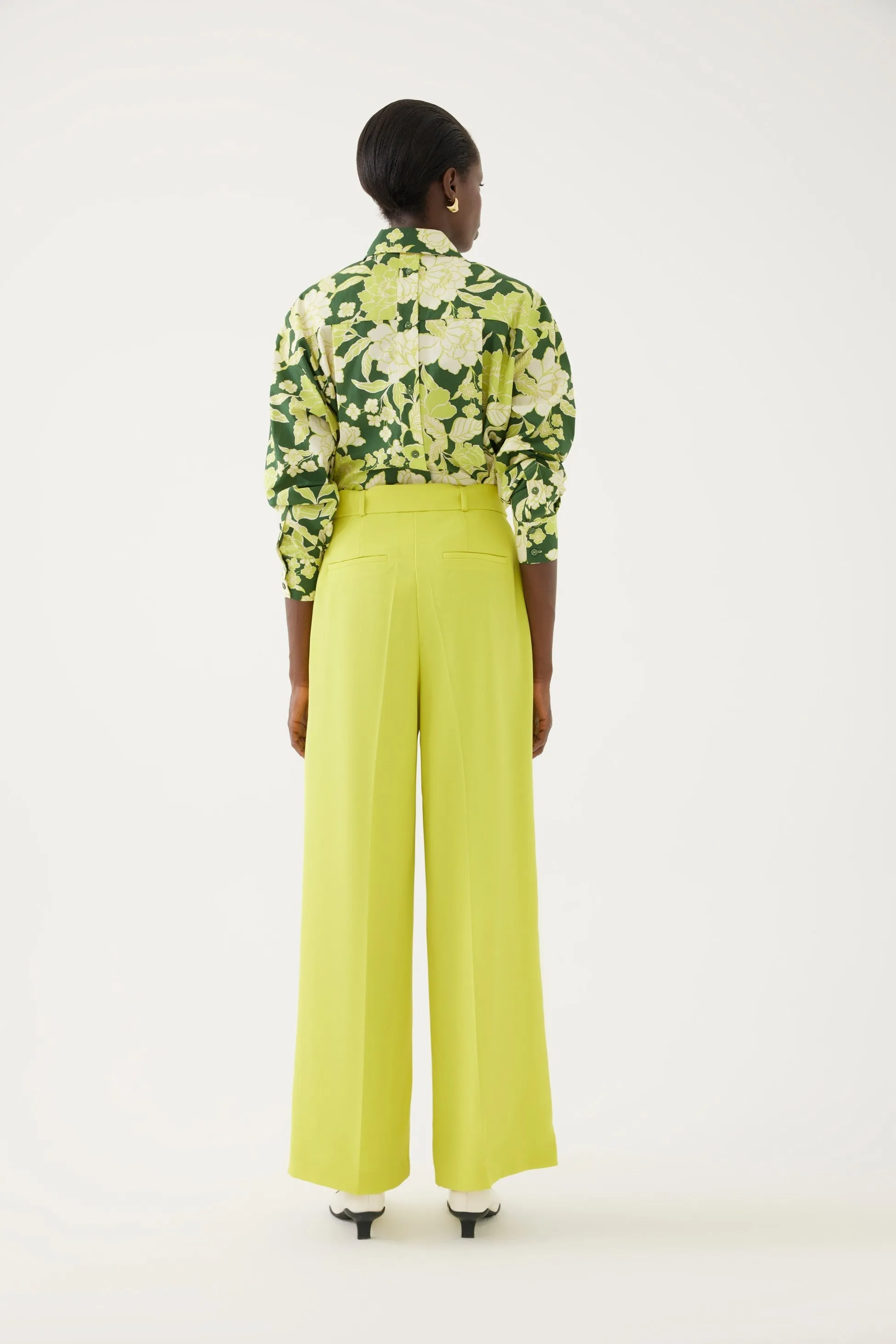 Wide Leg Pants with Belt
