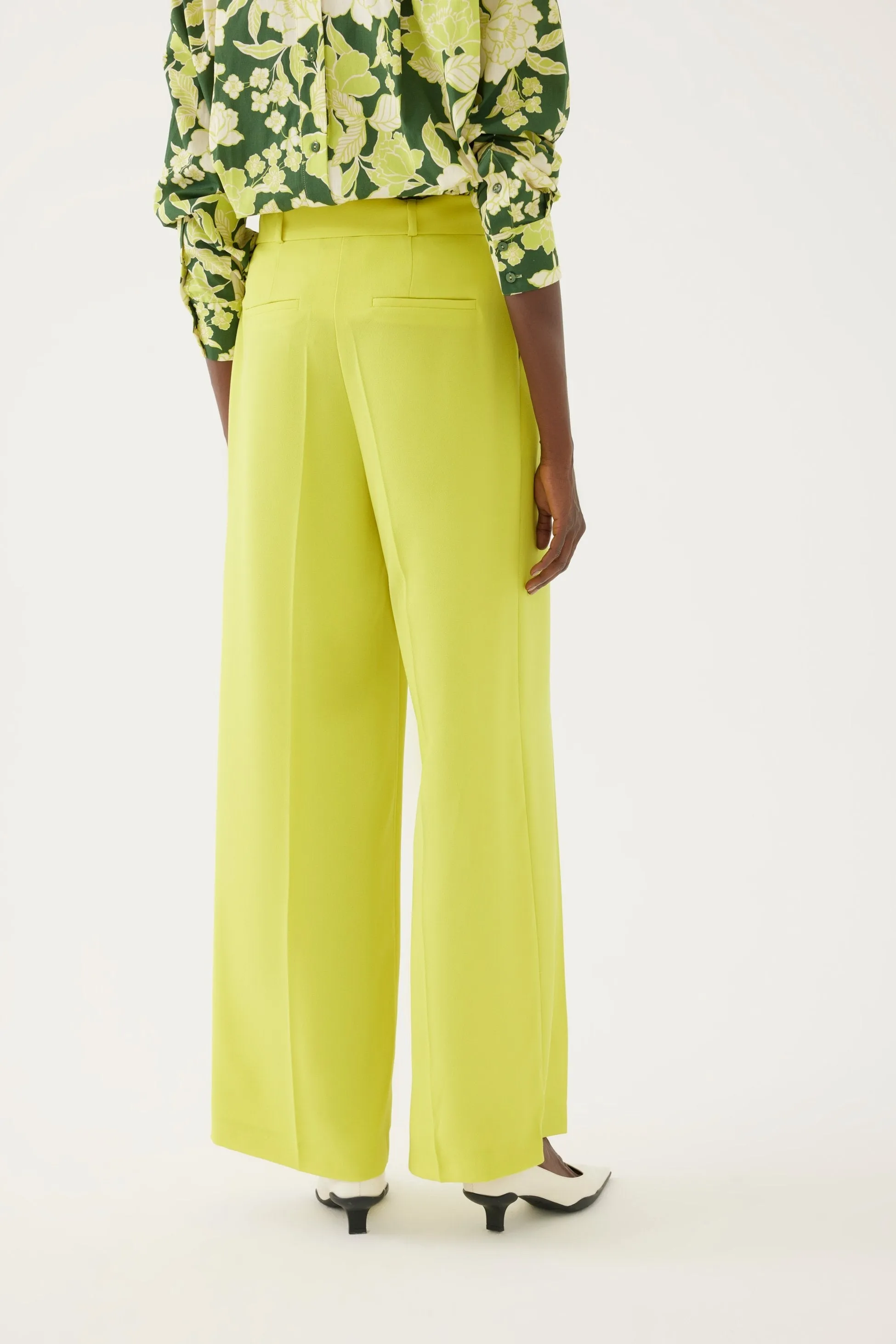 Wide Leg Pants with Belt