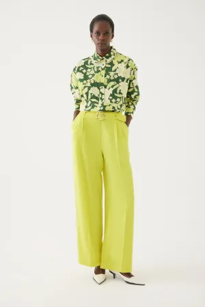 Wide Leg Pants with Belt