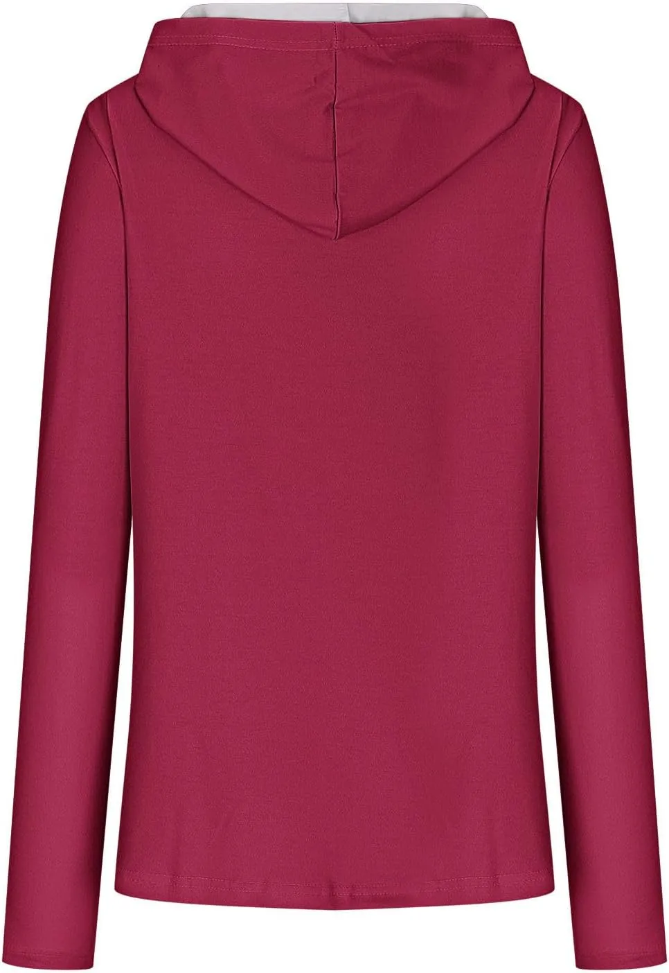 Womens Hoodies,Solid Color Hoodie Sweatshirt With Thumb Hole Slim Fit Pullover Tops Fleece Soft Sweater Tops 2024 Fall