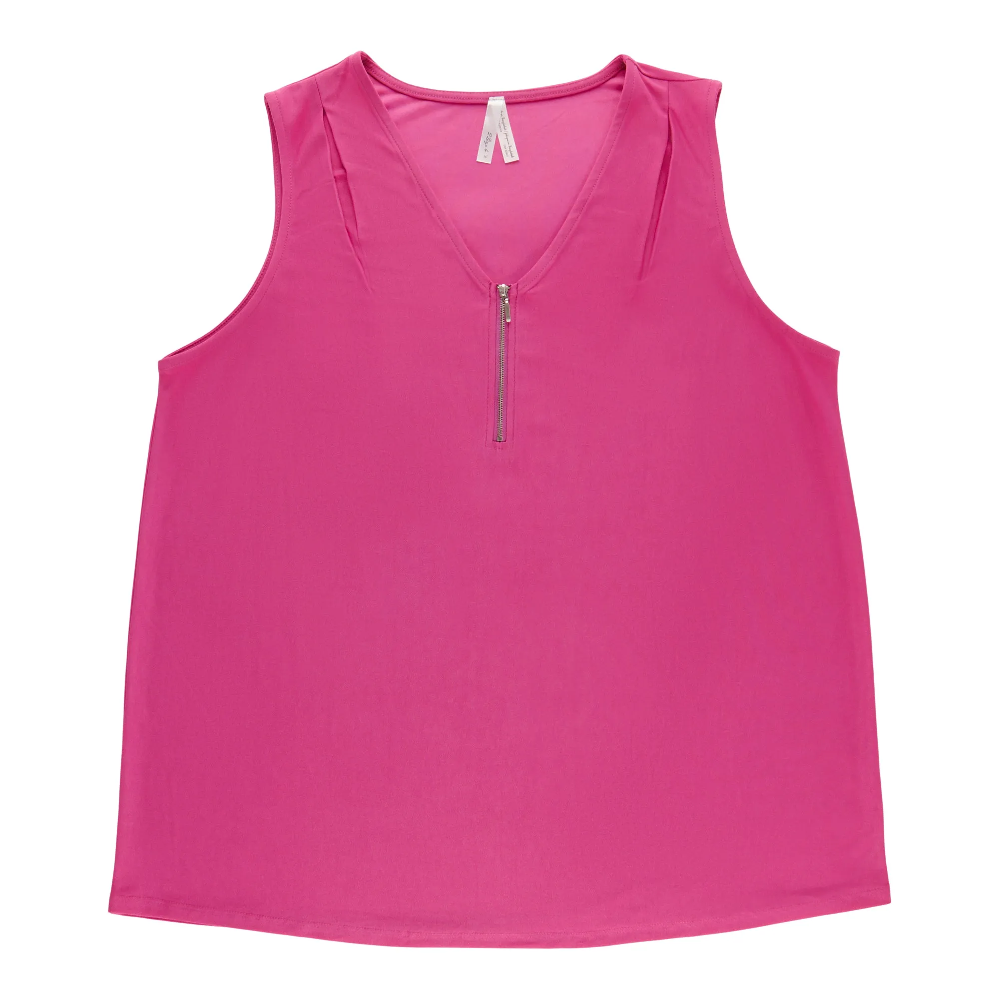 Women's Plus Zipper Front Camisole