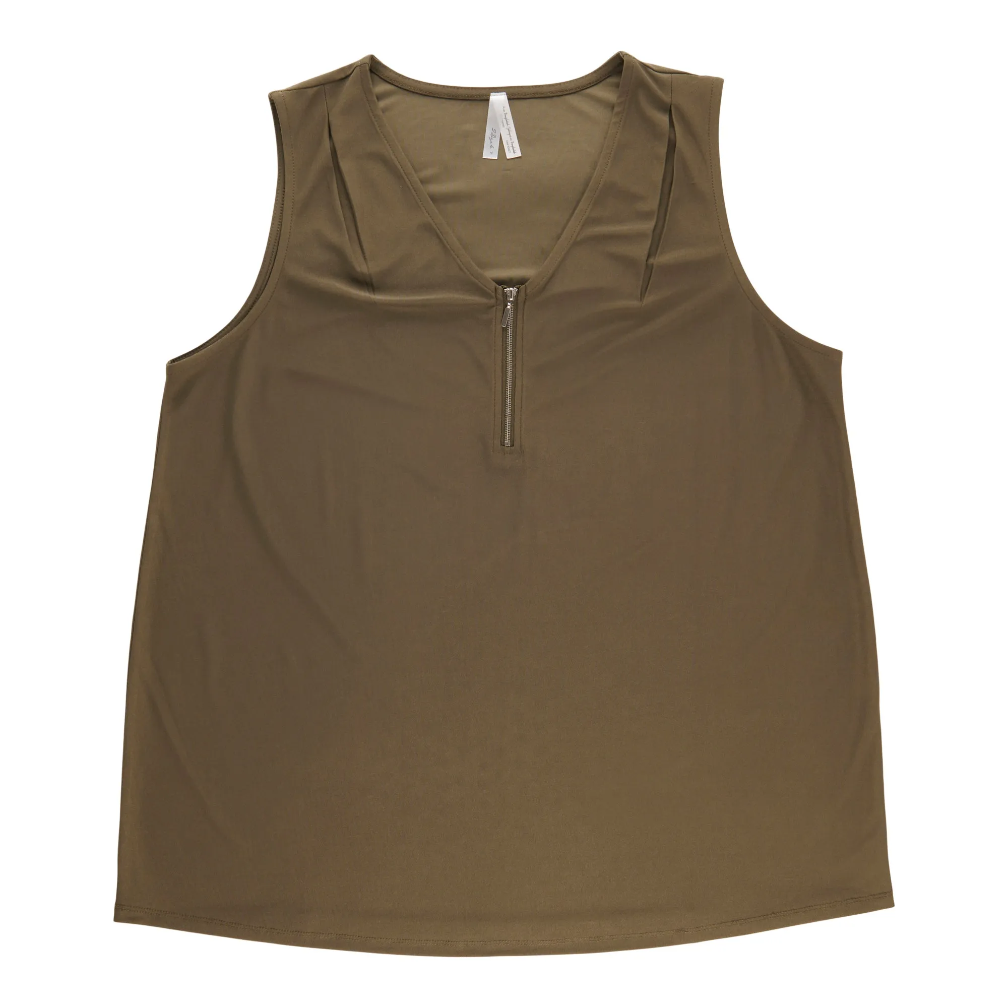Women's Plus Zipper Front Camisole