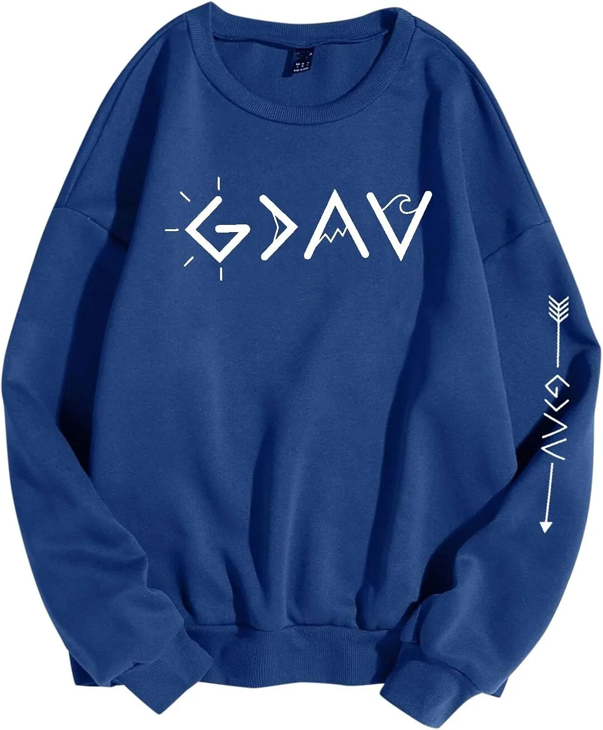 Womens Sweatshirt Trendy Casual Comfort Tshirts Drop Shoulder Long Sleeve Round Neck Oversized Sweatshirts Outfits